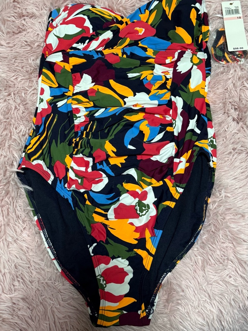 Anne Cole Multicolor Floral One-Piece Swimsuit